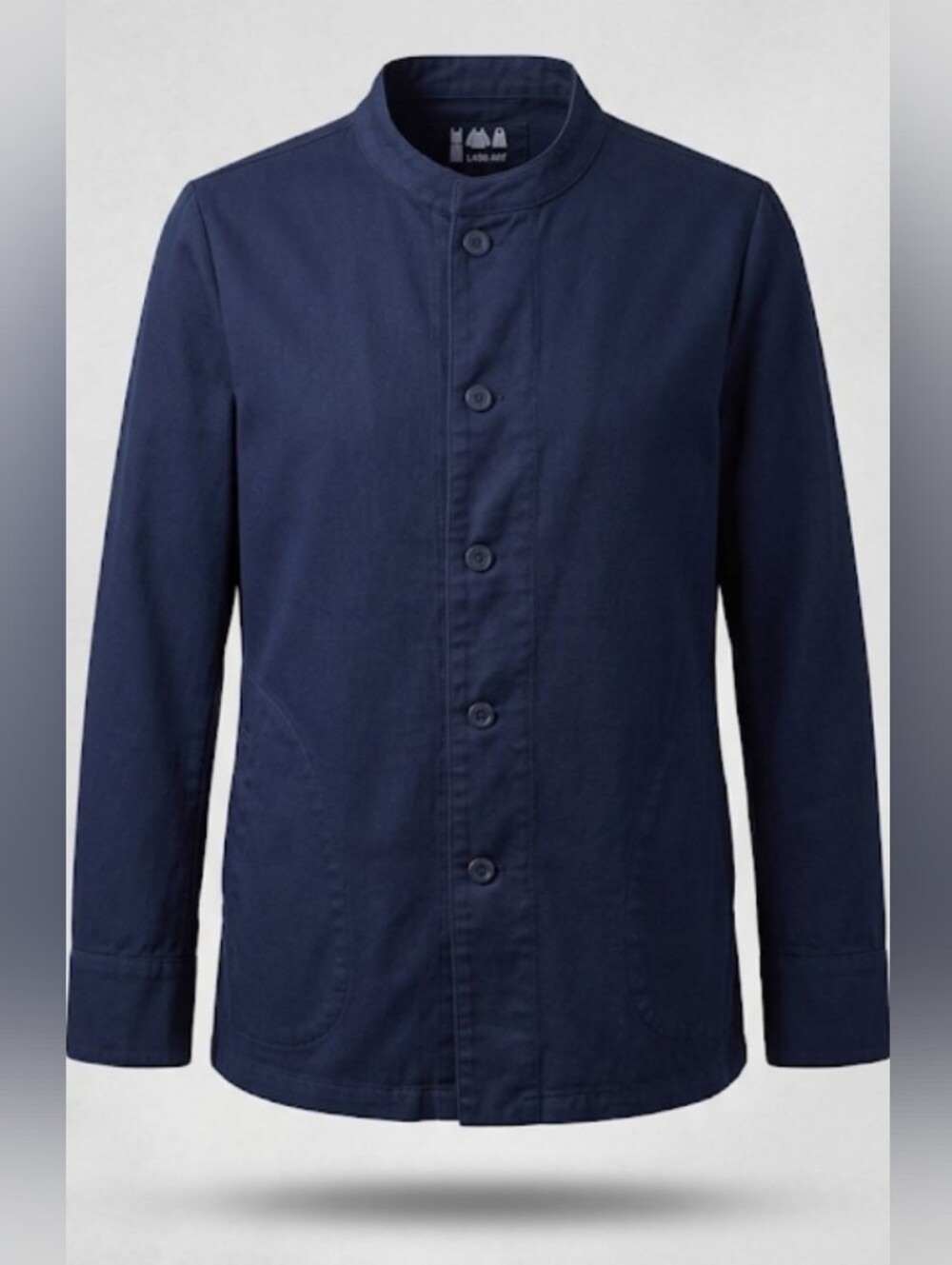 Labo Art 100% Cotton Mandarin Collar Jacket-Made In Italy(Size 2 Euro-Fits S/M)